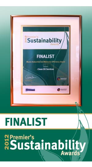 Clean Oil Services Premiers Sustainability Award