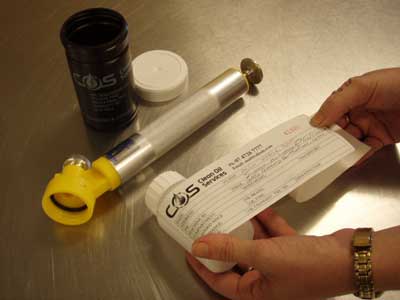 Label and Identify Oil Sample